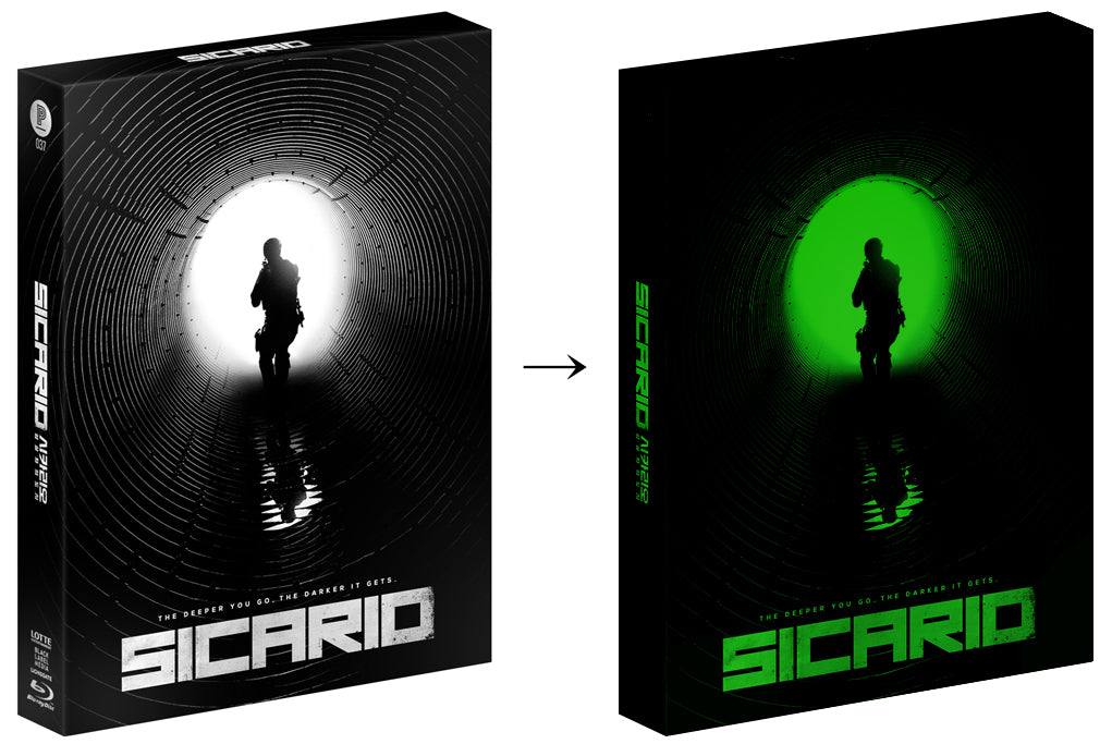 SICARIO Steelbook: Full Slip with Luminous Effect (Type A)