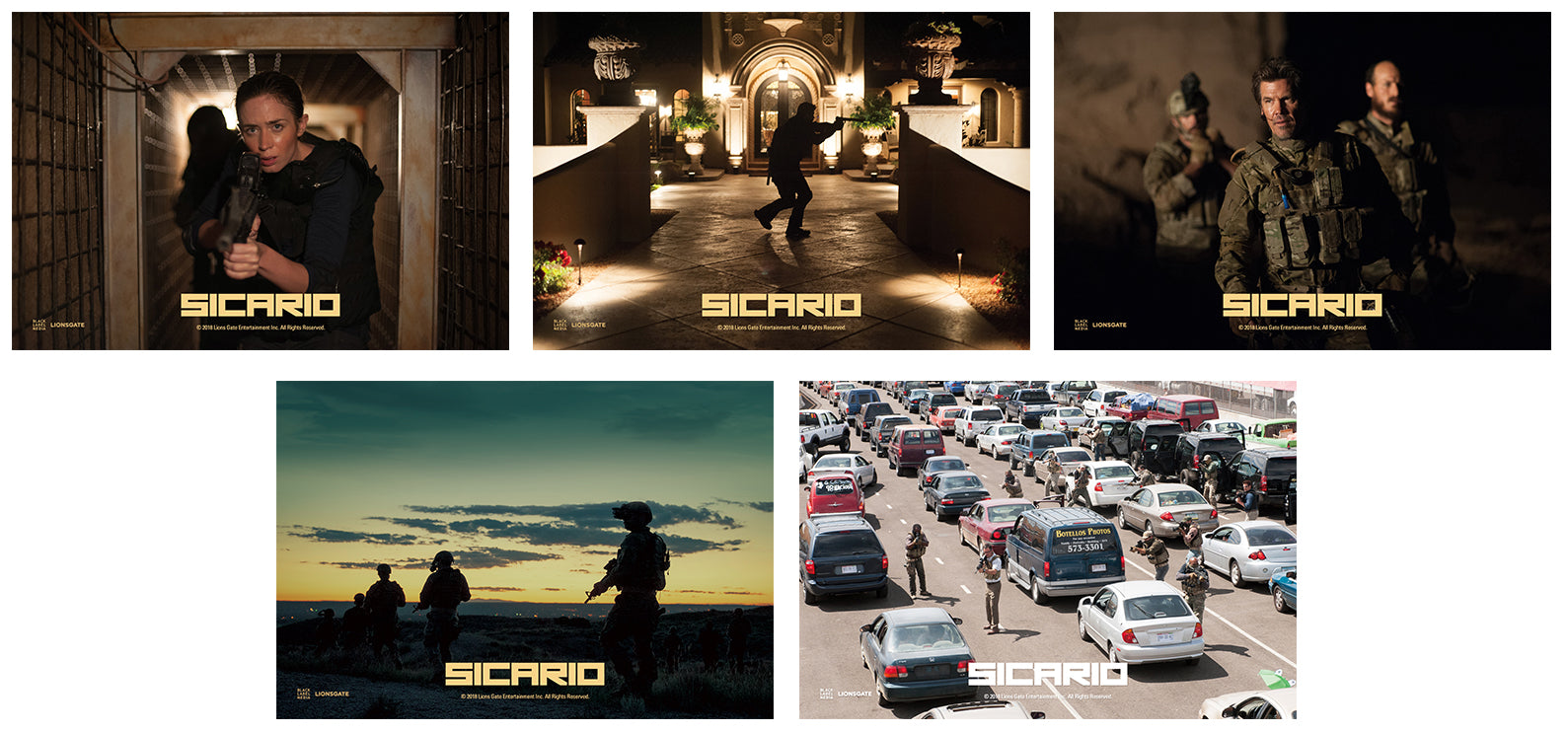 SICARIO Steelbook: Full Slip with Luminous Effect (Type A)
