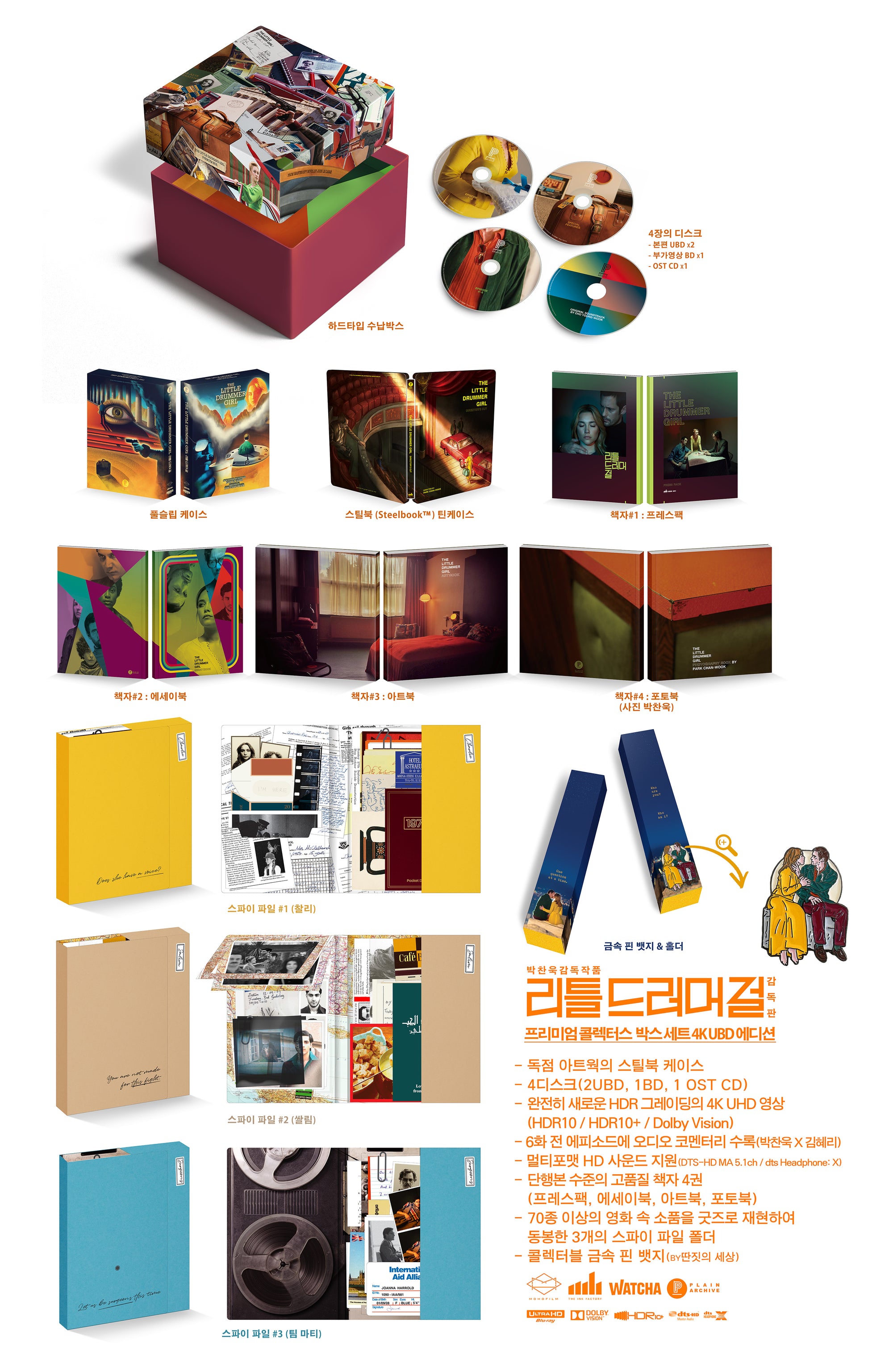 The Little Drummer Girl: Director's Cut - Collector's Premium Box (4K UBD, 4Discs)