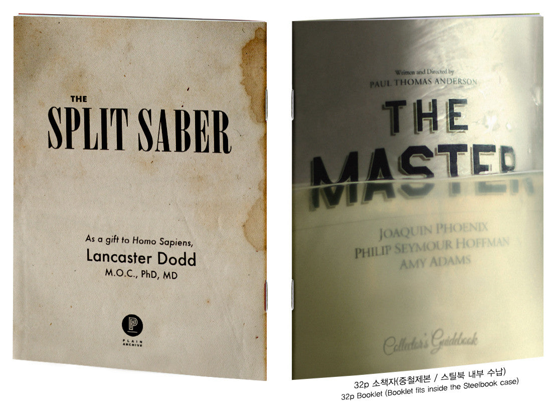 THE MASTER Steelbook with Lenticular Full Slip