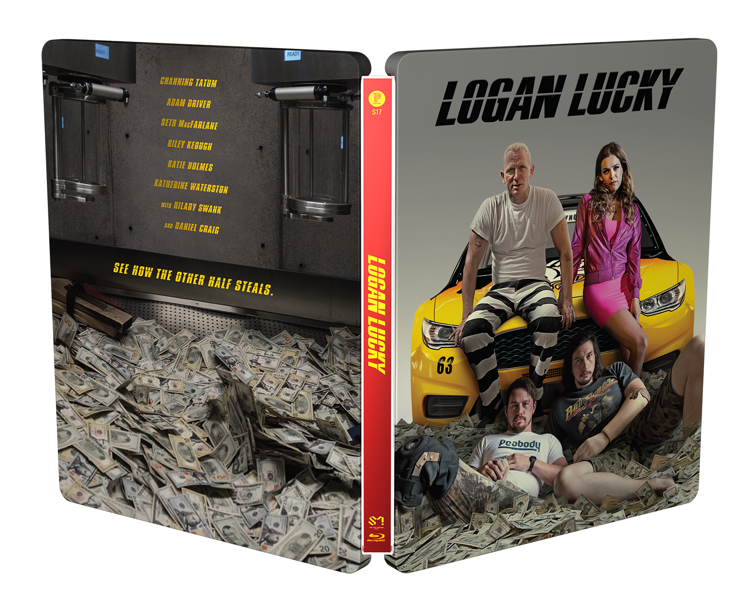 LOGAN LUCKY Blu-ray Steelbook: Full Slip (Type B)