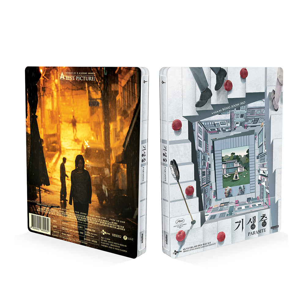 [4K] PARASITE: Steelbook with 1/4 Slip (3Discs)