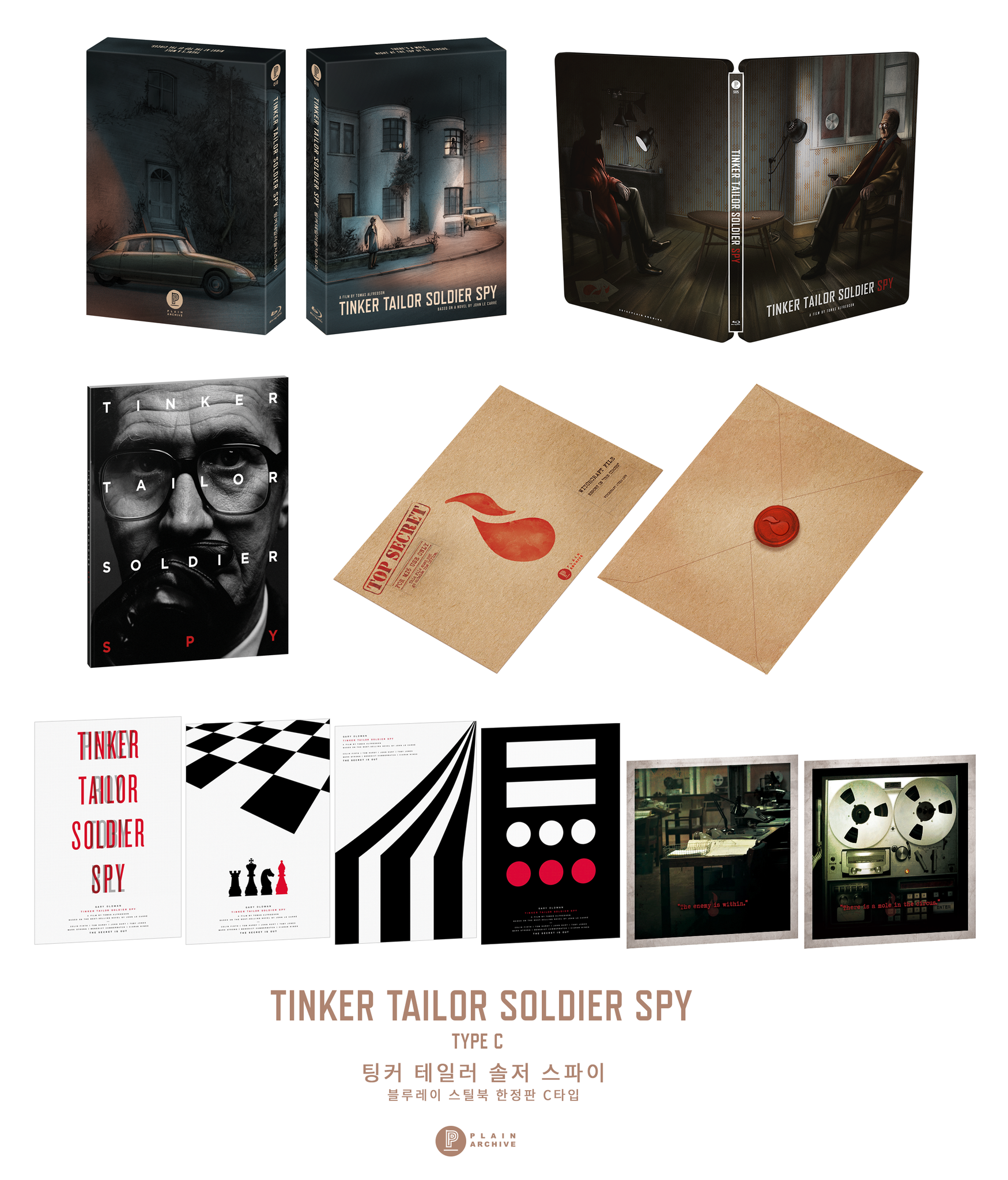 TINKER TAILOR SOLDIER SPY Steelbook : Full Slip C