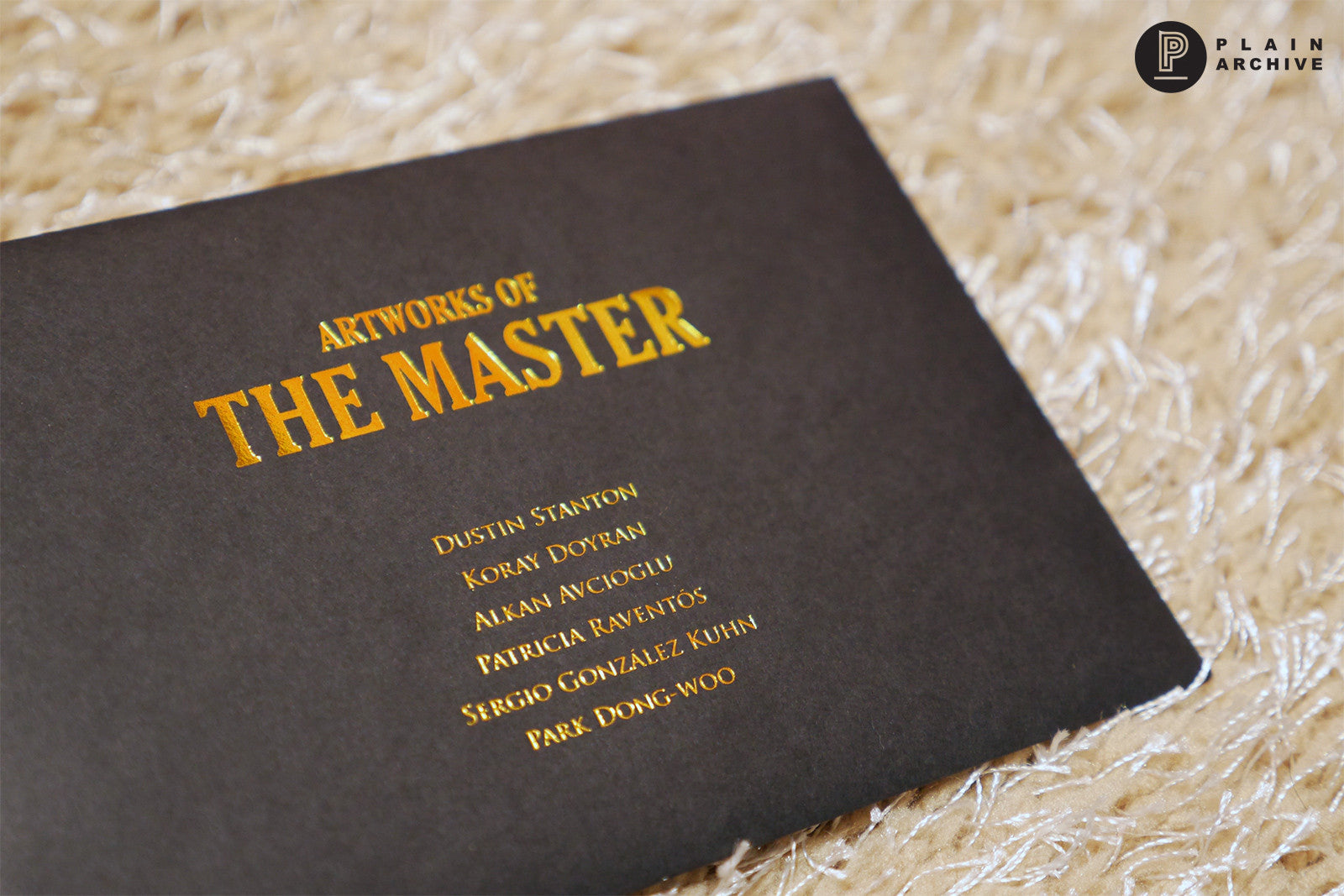 THE MASTER Steelbook with 1/4 Slip (Hologram & Gold foil finish)