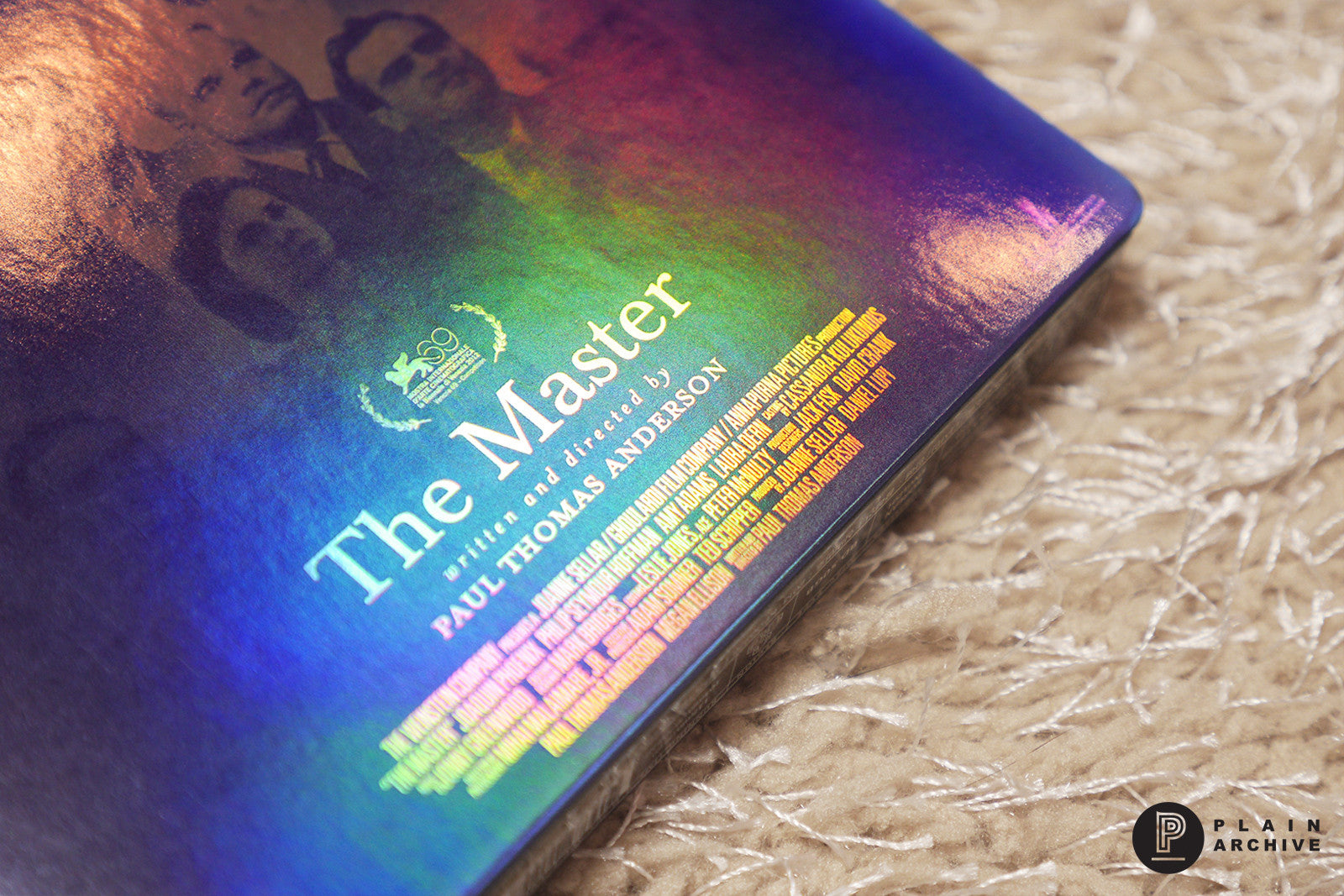 THE MASTER Steelbook with 1/4 Slip (Hologram & Gold foil finish)