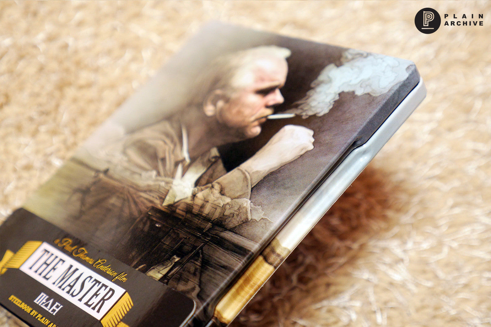 THE MASTER Steelbook with 1/4 Slip (Hologram & Gold foil finish)